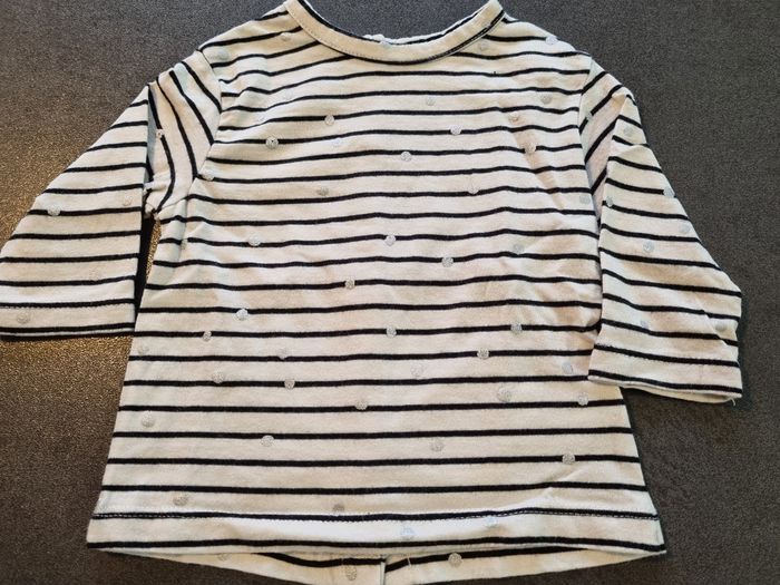 Lot 2 t-shirts manches longues 3 mois - photo numéro 1