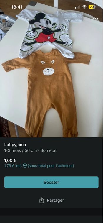 Pyjama fin 