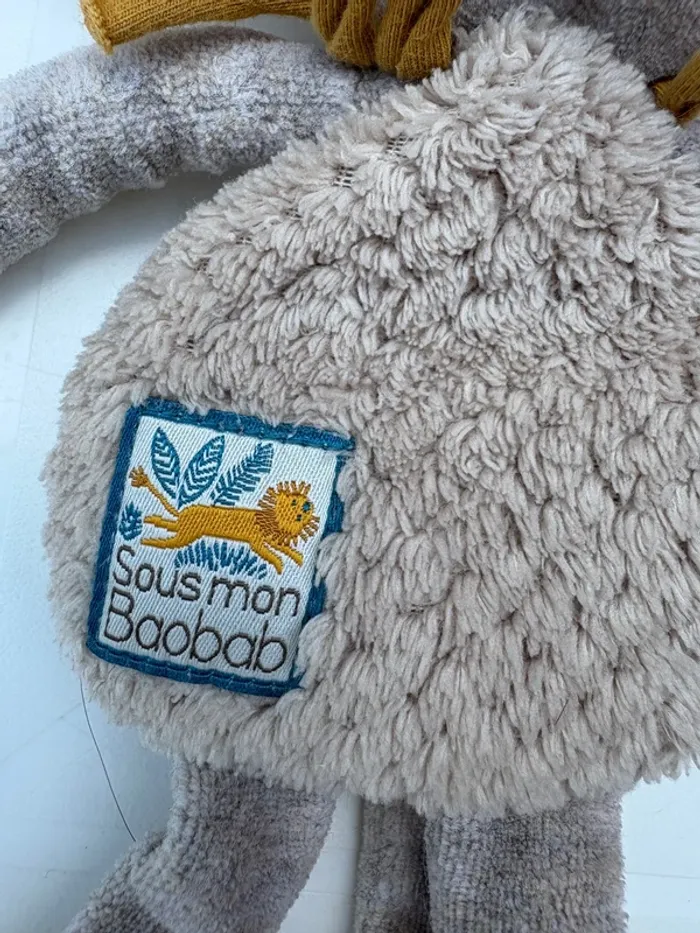 Doudou lion Moulin Roty Sous mon Baobab - photo numéro 2