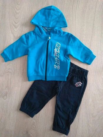 Ensemble sport garçon pantalon veste jogging Lotto 12 mois