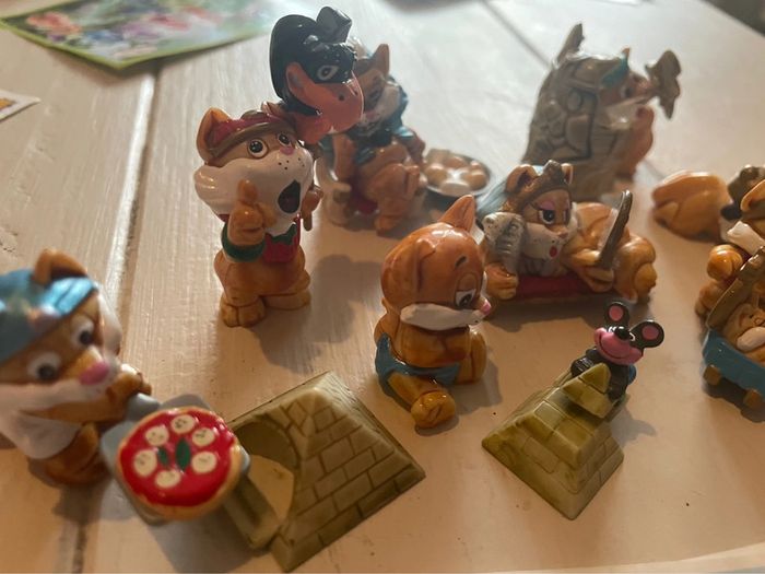 Série Complète 10 Figurines + BPZ  Kinder Les Egyptochats (1997) Très Bon État - photo numéro 2