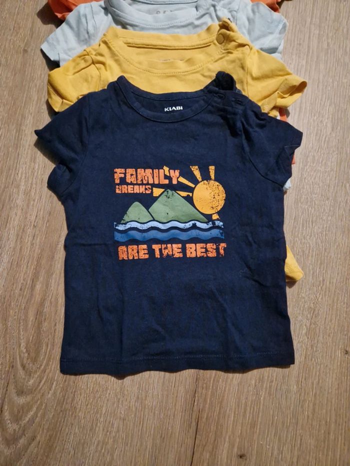 Lot de 5 tee shirt 6 mois - photo numéro 2