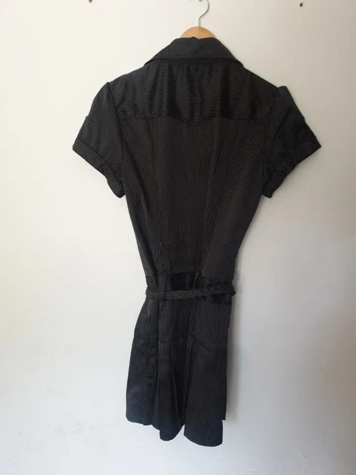 Robe type satin rayée A1274 - photo numéro 3