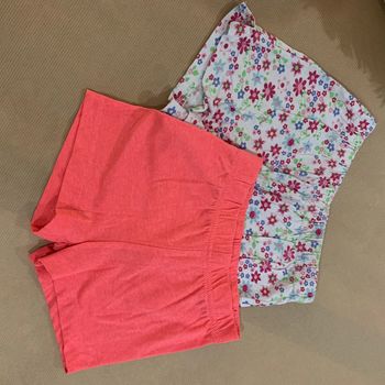 Lot de deux short fin