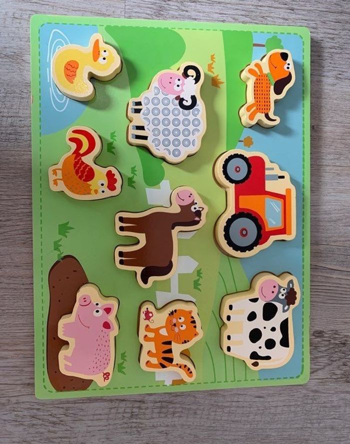 Puzzle éveil en bois