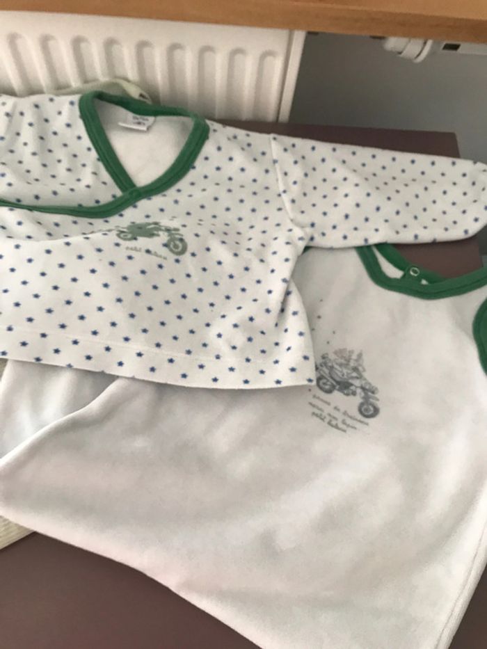 Lot 3 pièces pyjamas petit bateau 12 mois - photo numéro 2