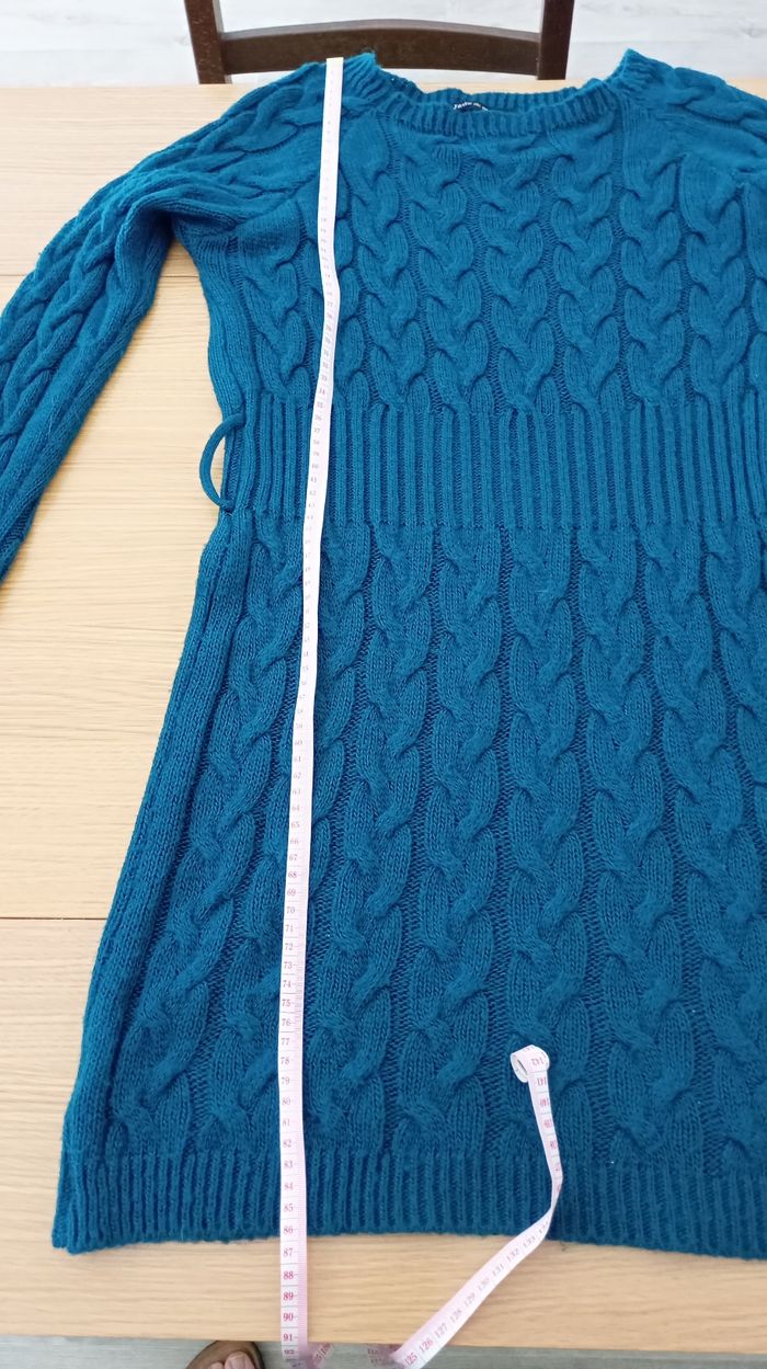 Robe pull bleu - photo numéro 7