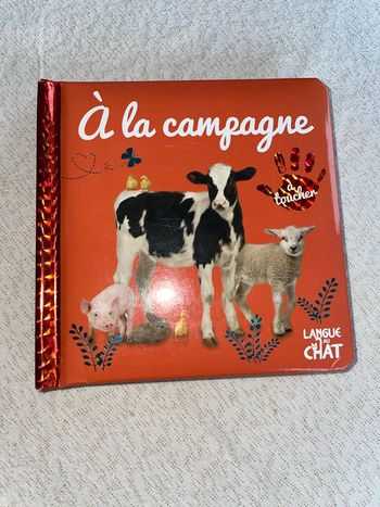 Livre à toucher à la campagne