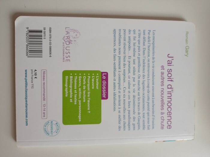 J'ai soif d'innocence - Les contemporains - photo numéro 2