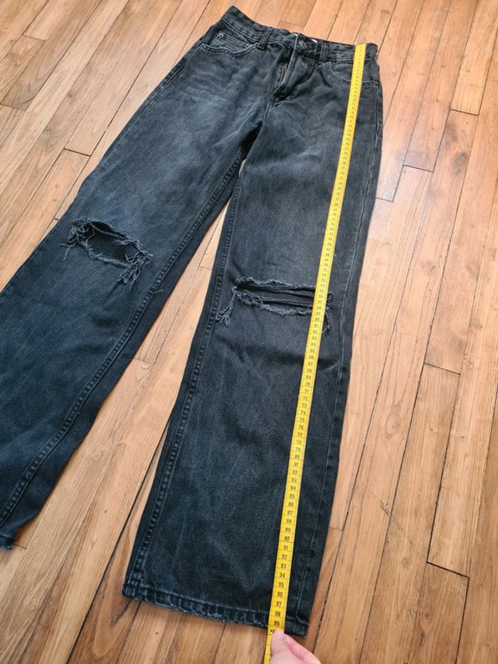 Jean 90’s wide leg déchiré - taille 34 Bershka - photo numéro 12