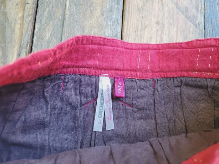 très belle jupe orchestra fuchsia taille 4 ans - photo numéro 8