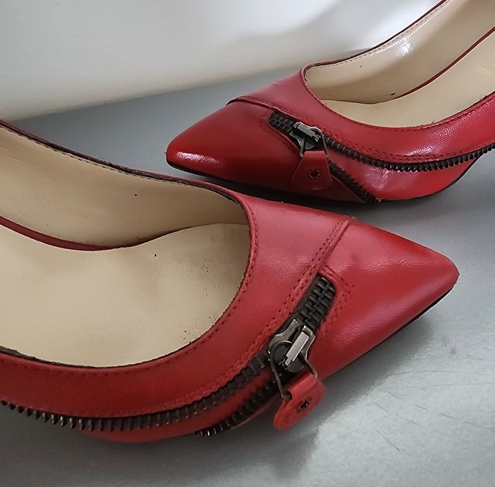Escarpins rouges, San Marina, pointure 37 - photo numéro 6