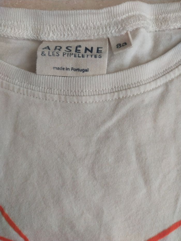 Tee-shirt Arsène et les pipelettes T.7/8A - photo numéro 3