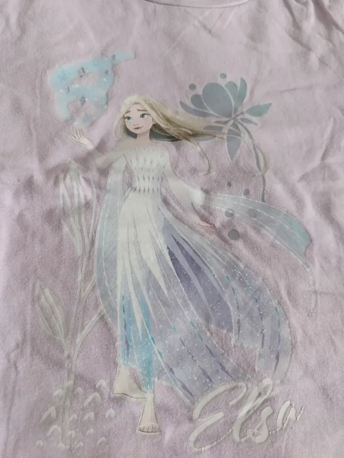 Tee shirt frozen 6 ans - photo numéro 2