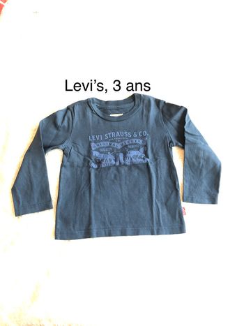 Tee shirt ML marine Levis G3a