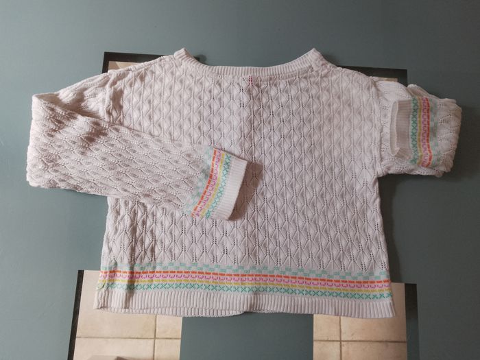 Gilet blanc 8ans - photo numéro 4