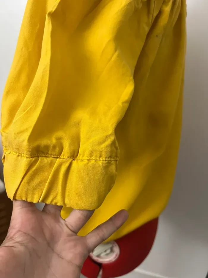 Blouse jaune manches courtes à nouer col bardot Noisy May - photo numéro 3