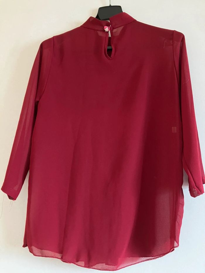 Blouse légère rouge - photo numéro 2