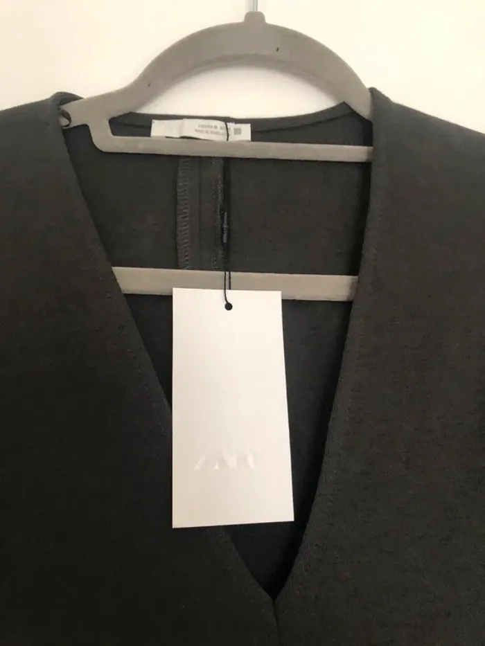 Superbe belle robe longue interlock Zara neuve avec étiquette taille M - photo numéro 4