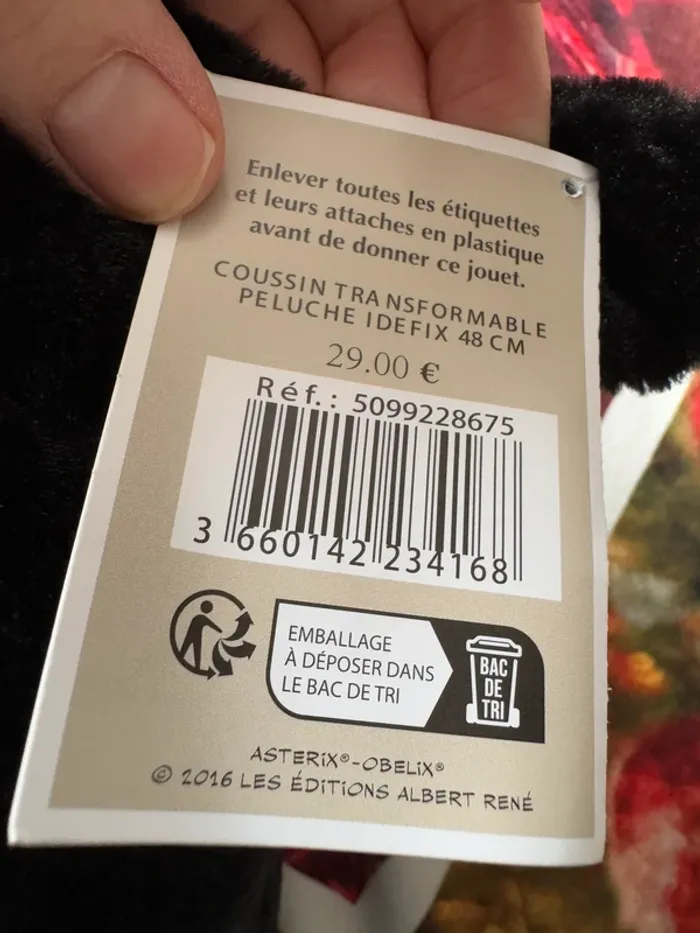 Peluche idéfix - photo numéro 5