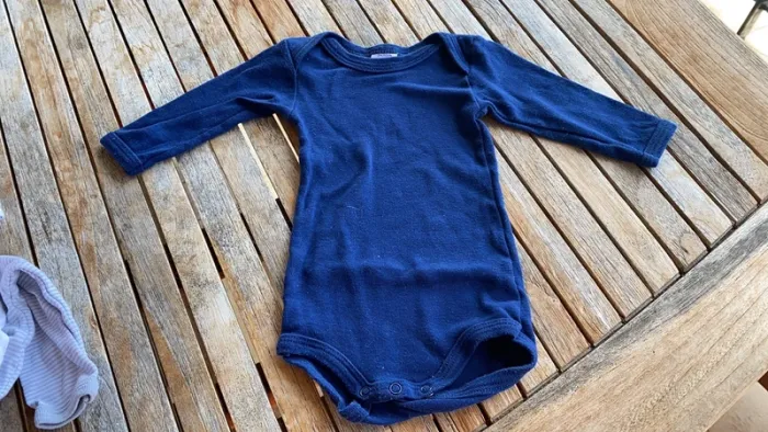 Lot de 4 bodys Petit Bateau - 3 mois - photo numéro 2
