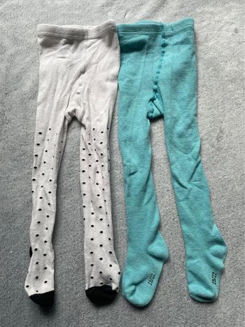 Lot de 2 collants, taille 19/22