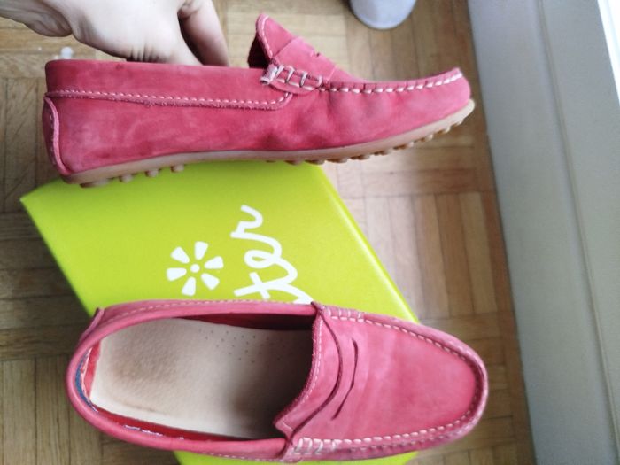 Mocassins garçon bordeaux aster 37 très bon état - photo numéro 9