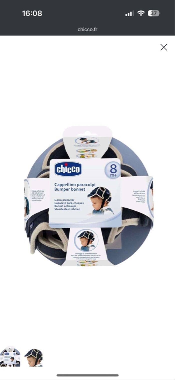 Casque de protection tête bébé - photo numéro 2
