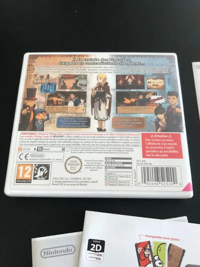 Professeur Layton vs Phoenix Wright : Ace Attorney Nintendo 3DS FR Complet - photo numéro 6