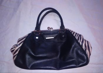 Sac lollipops occasion noir et imprimé zebre