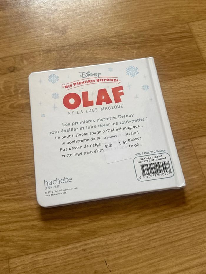 Livre mes premières histoires Olaf et la luge magique - photo numéro 2