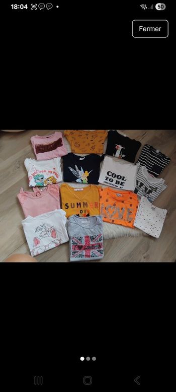 Lots de 14 tee-shirt 5 ans