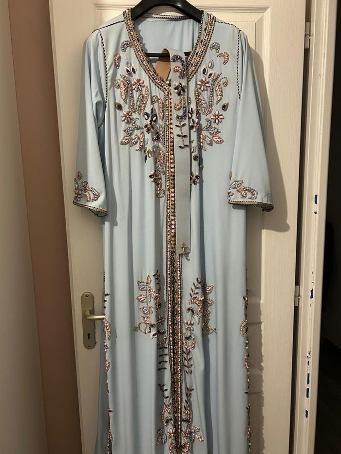 Caftan bleu ciel - photo numéro 3