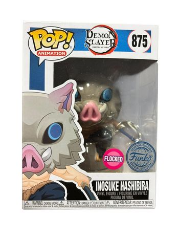 Figurine Funko Pop Demon Slayer Inosuke Hashibira Flocked Spécial Édition 875 neuf