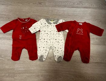 Lot de pyjamas 1-3 mois