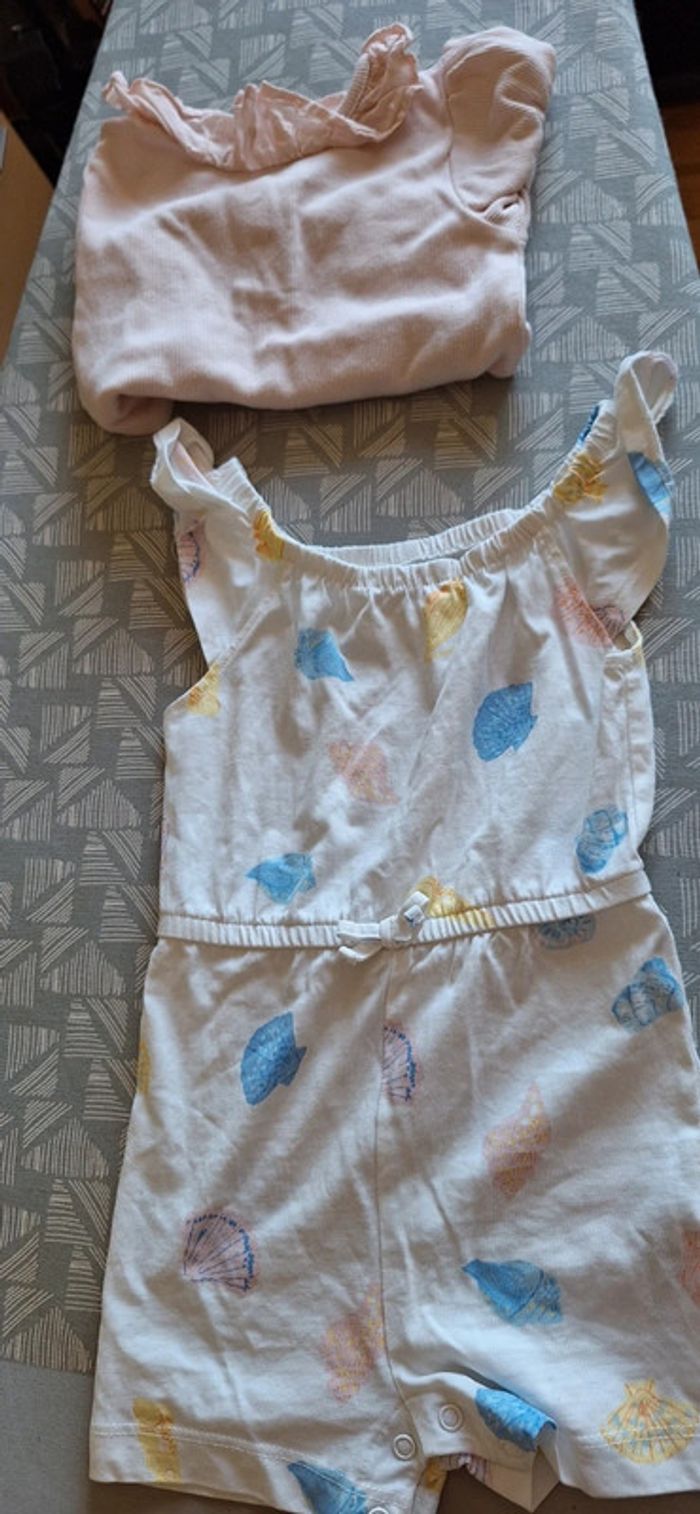 Lot dissociable Primark 12M 80cm