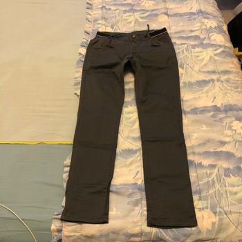 Pantalon gris noir kiabi