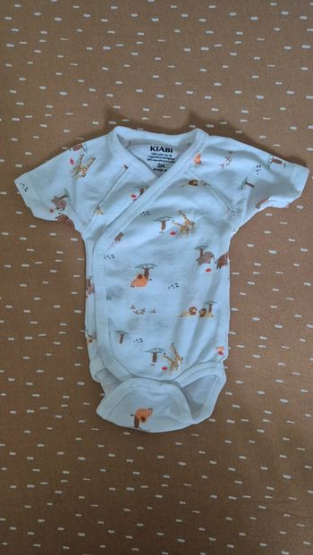 Body manches courtes naissance