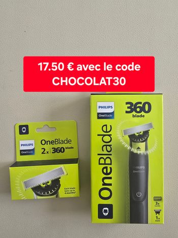 One Blade Tondeuse Philips + recharges