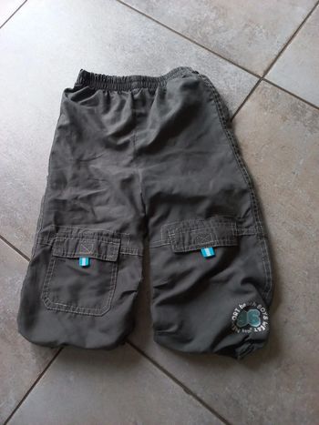 Pantalon 23 mois gris décontracté
