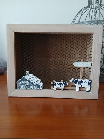 Neuf: boite/ Cave à fromage en bois & grillage 