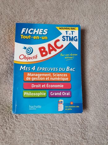Objectif bac STMG : fiches tout-en-un