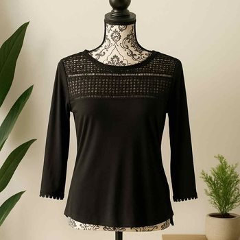 blouse noire H&M