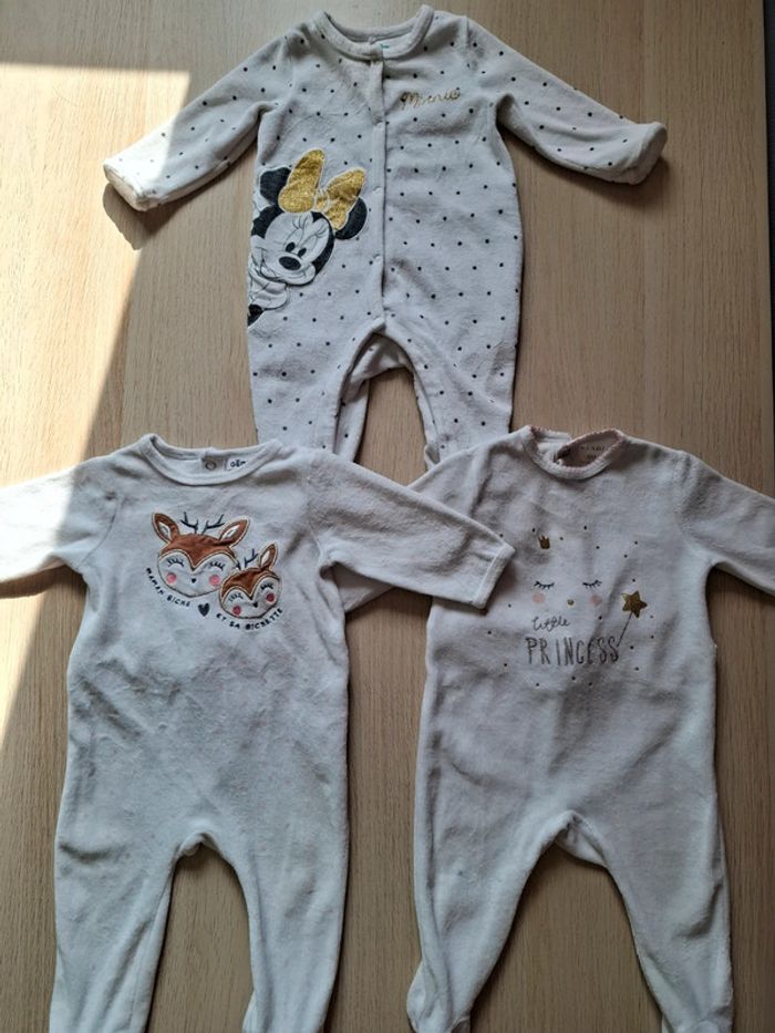 Lot de 3 pyjamas