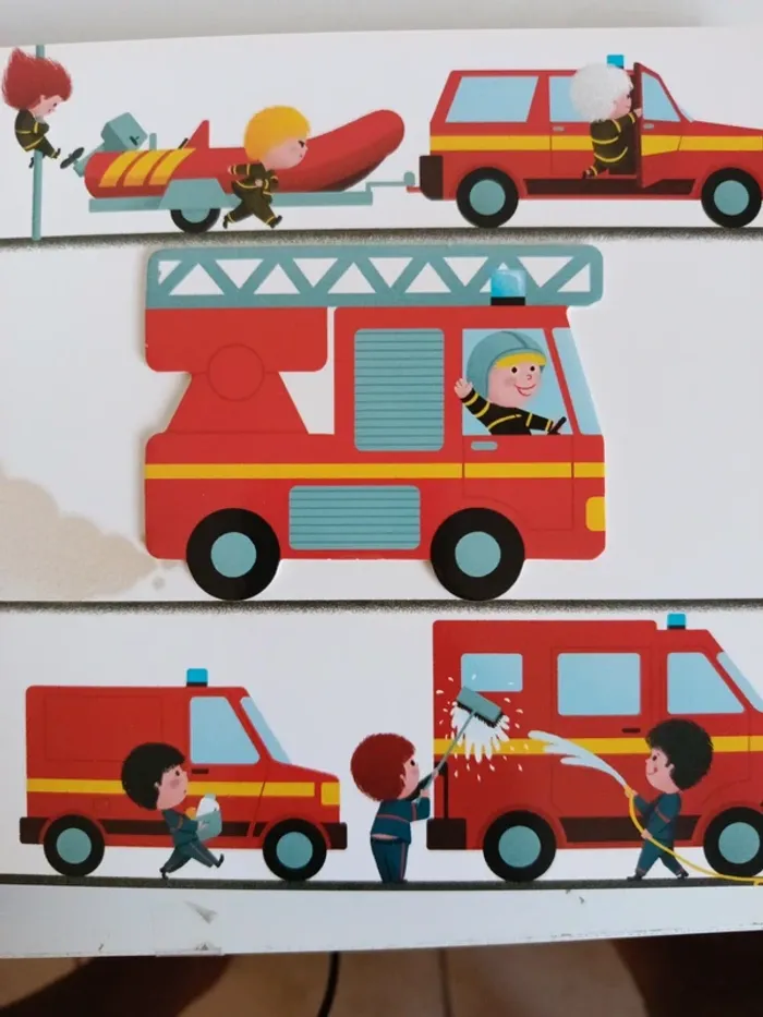 Livre animé les pompiers - photo numéro 5
