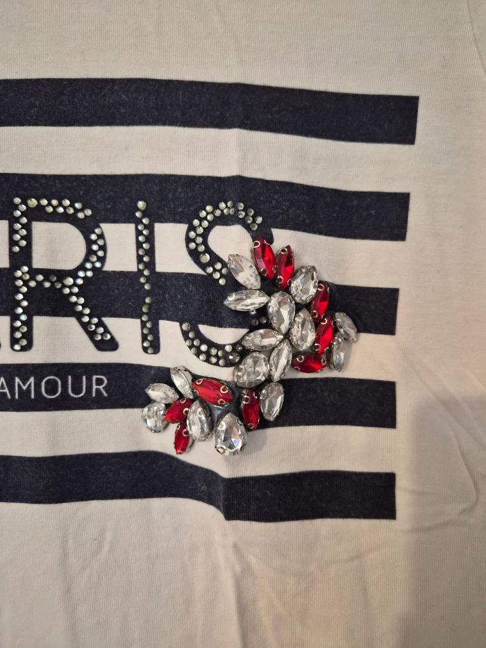 T.shirt Paris mon amour Morgan - photo numéro 3