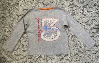 Teeshirt manches longues gris - taille 4/5 ans