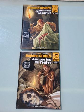 BD Antoine Sèvres, tomes 1 et 2 /2, EO avec Ex-libris, collection Dédales