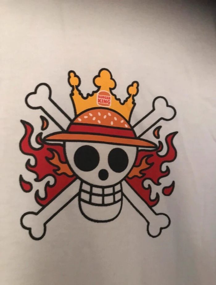 T-shirt One Pièce Burger King collector en taille M - photo numéro 9