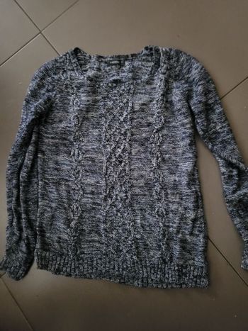 Pull in extenso taille M brillant avec lurex